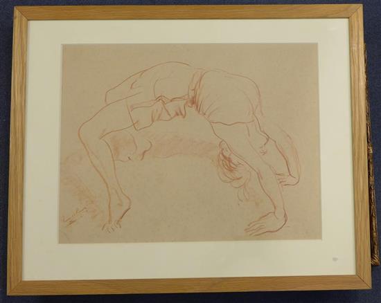 Russell Sydney Reeve (1895-1970) Acrobat 12 x 15.5in.